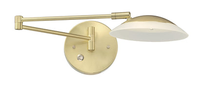 Arnsberg Meran Turbo Wall Sconce in Satin Brass 272310108