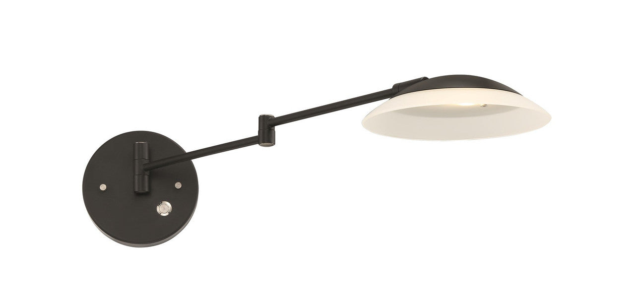 Arnsberg Meran Turbo Wall Sconce in Museum Black 272310135