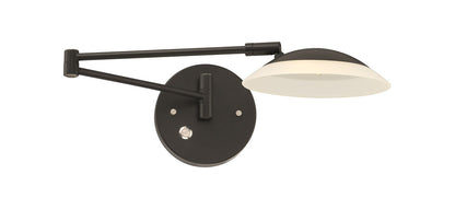 Arnsberg Meran Turbo Wall Sconce in Museum Black 272310135