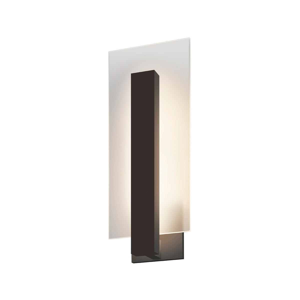 Sonneman Lighting Midtown Tall LED Sconce in Textured Bronze 2725.72-WL