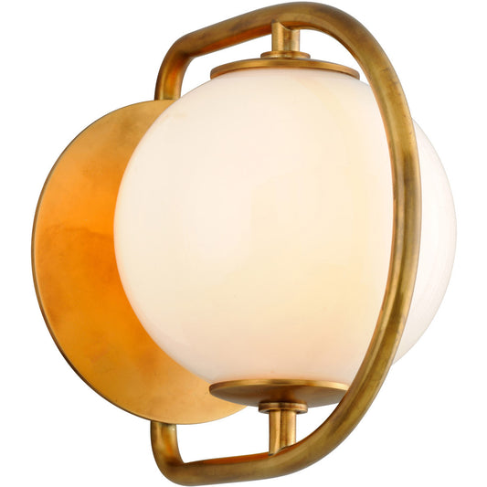 Corbett Lighting Everley Wall Sconce in Vintage Brass 273-11