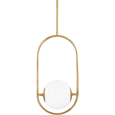 Corbett Lighting Everley Pendant in Vintage Brass 273-42-VB