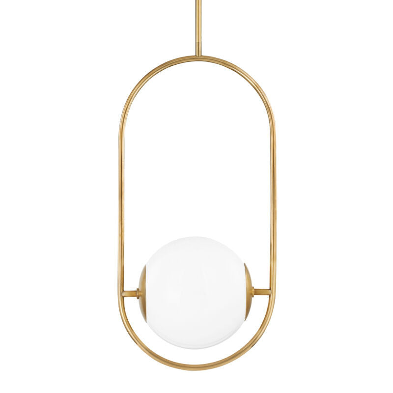 Corbett Lighting Everley Pendant in Vintage Brass 273-43