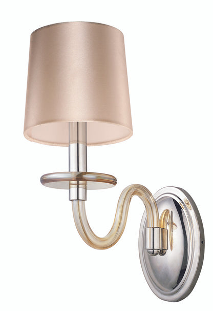 Maxim Venezia 1-Light Wall in Polished Nickel 27541CGPN