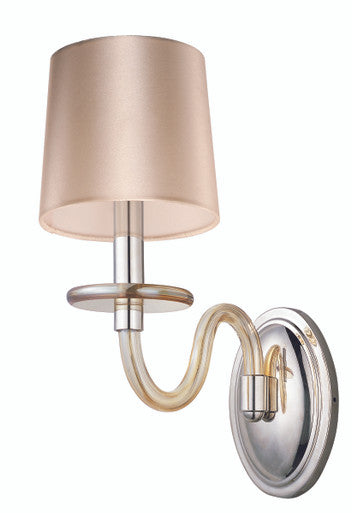 Maxim Venezia 1-Light Wall in Polished Nickel 27541CGPN