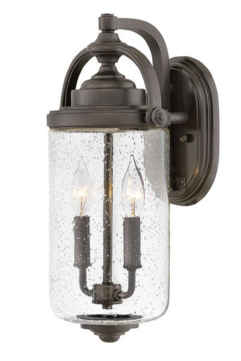 Hinkley Lighting Willoughby Medium Wall Mount Lantern Oil Rubbed Bronze 2754OZ