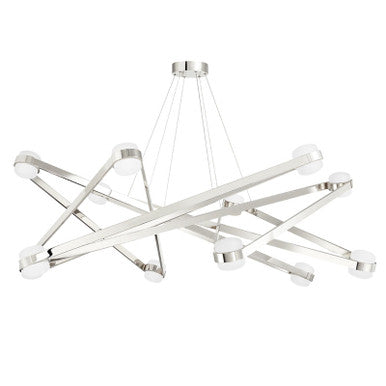 Hudson Valley Lighting Orbit Chandelier in Polished Nickel 2756-PN