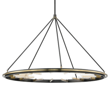 Hudson Valley Lighting Chambers Chandelier in Aged Old Bronze 2758-AOB