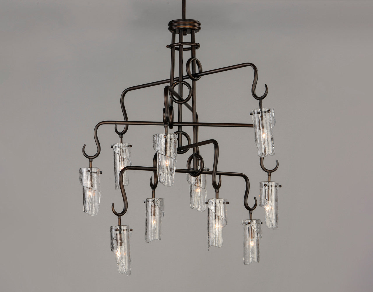 Maxim Citadel 10-Light Chandelier in Chestnut Bronze 27607CLCHB