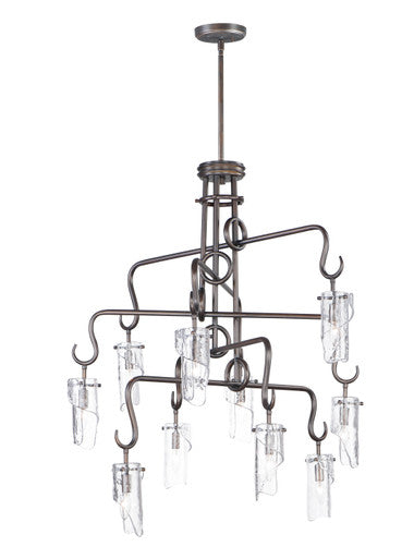 Maxim Citadel 10-Light Chandelier in Chestnut Bronze 27607CLCHB