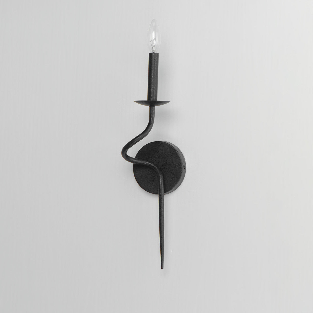 Maxim Padrona Candle Sconce in Black Oxide 27701BO