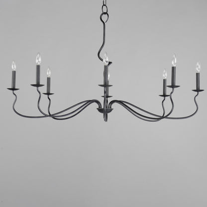 Maxim Padrona 8-Light Chandelier in Black Oxide 27708BO