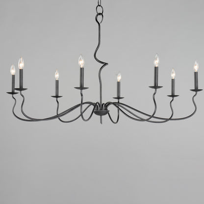 Maxim Padrona 8-Light Chandelier in Black Oxide 27708BO