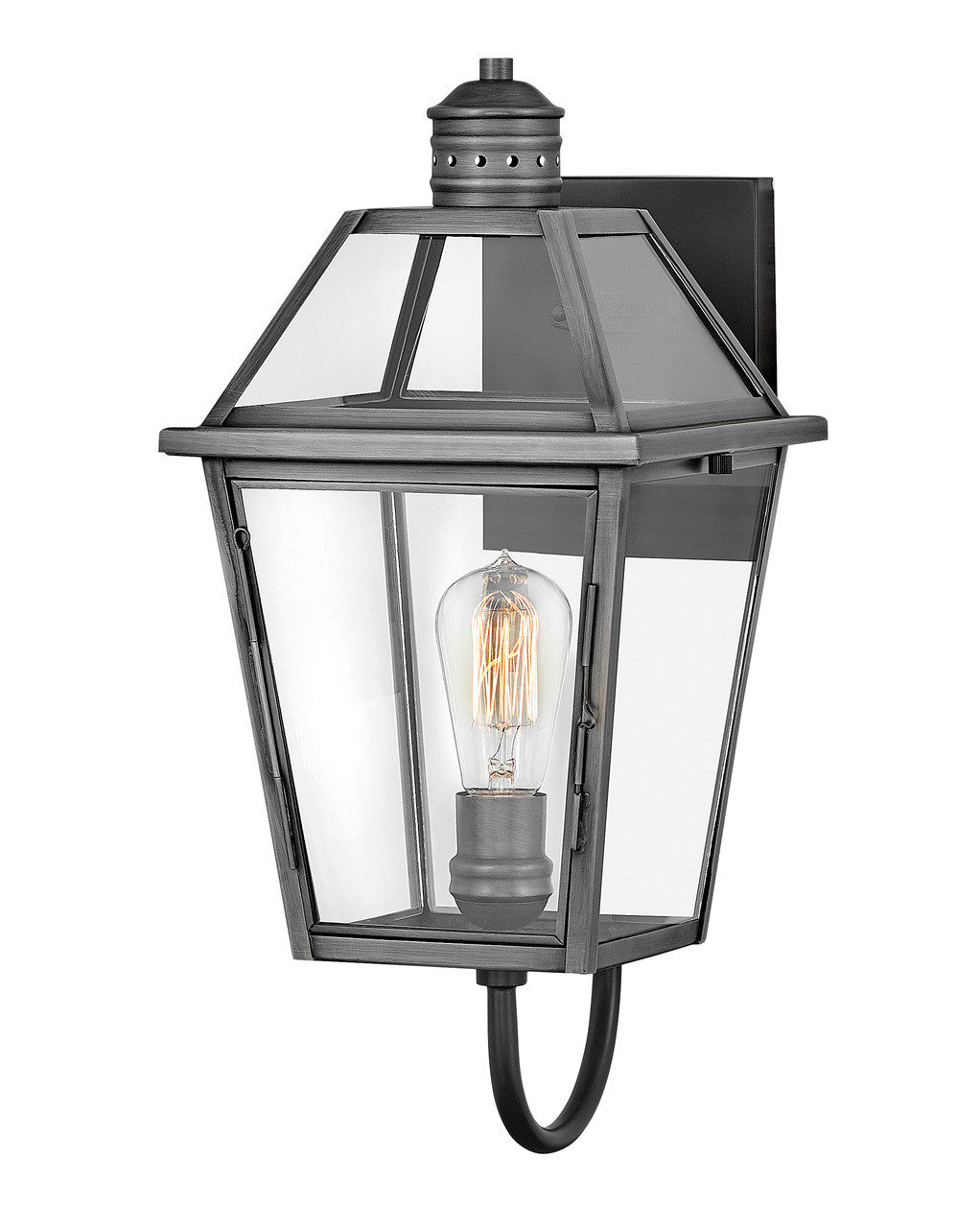 Hinkley Lighting Nouvelle Small Wall Mount Lantern Blackened Brass 2770BLB