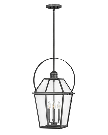 Hinkley Lighting Nouvelle Medium Hanging Lantern Blackened Brass 2772BLB