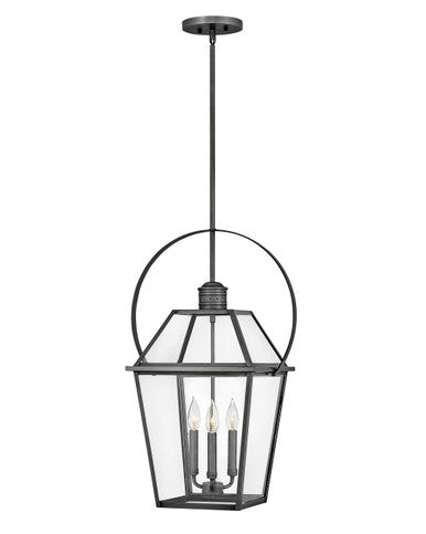 Hinkley Lighting Nouvelle Medium Hanging Lantern Blackened Brass 2772BLB