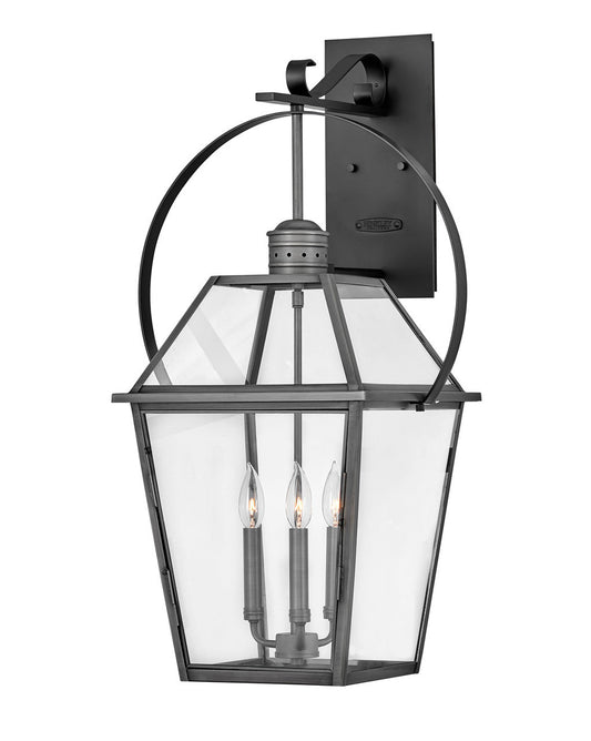 Hinkley Lighting Nouvelle Medium Wall Mount Lantern Blackened Brass 2778BLB