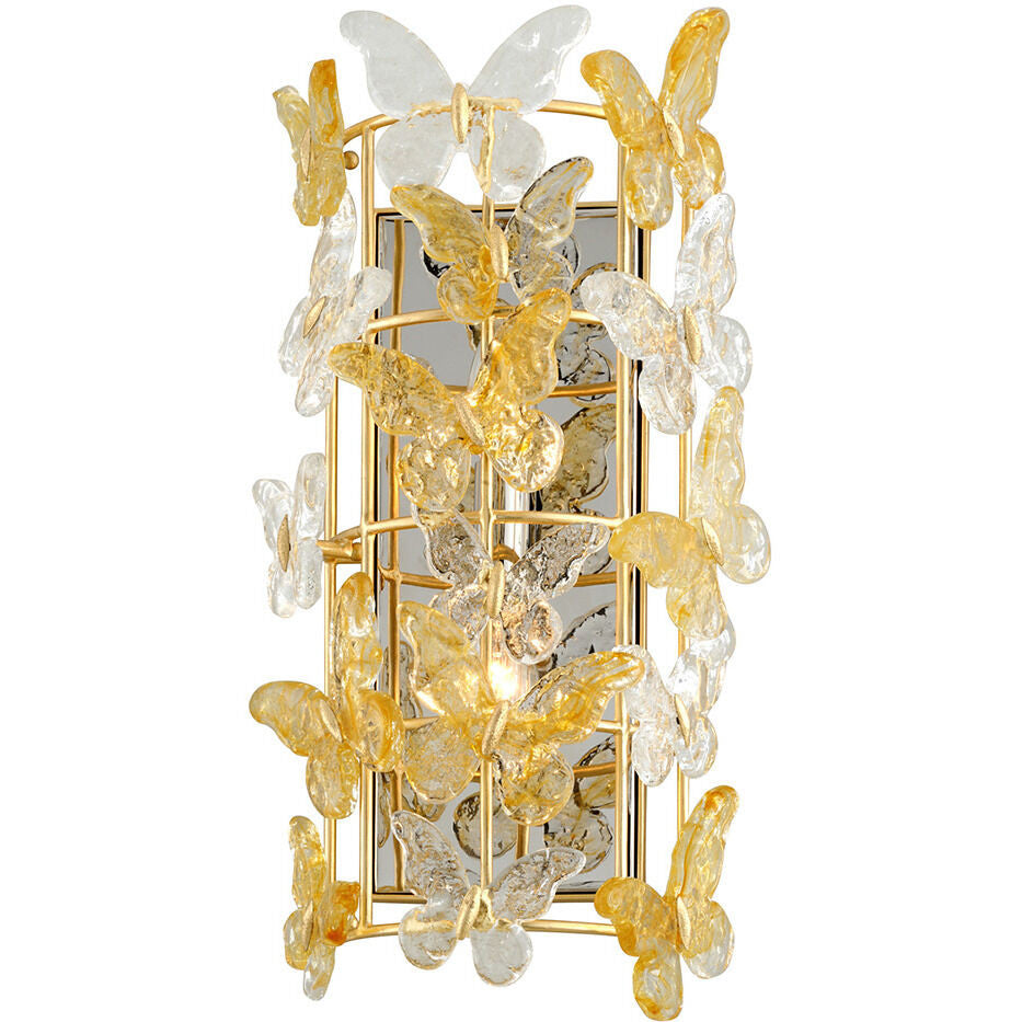 Corbett Lighting Milan Wall Sconce in Gold Leaf 279-12-GL