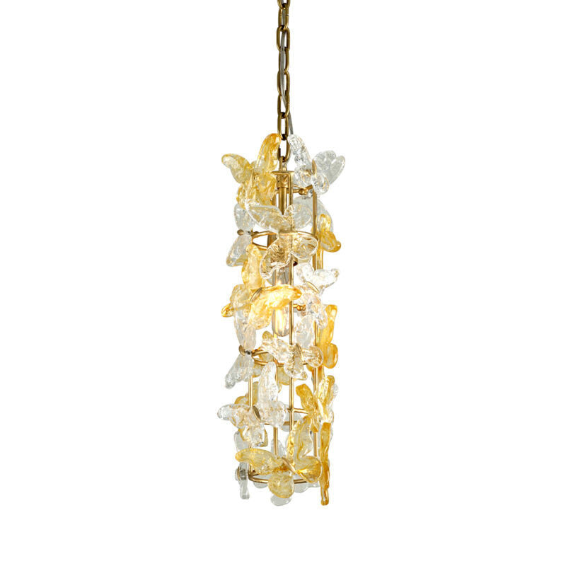 Corbett Lighting Milan Pendant in Gold Leaf 279-41-GL