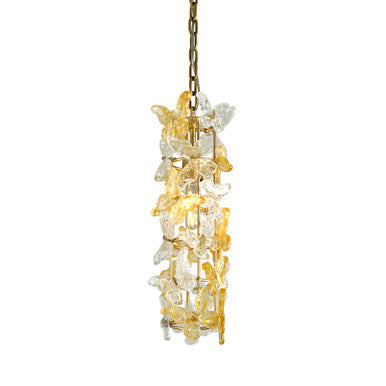 Corbett Lighting Milan Pendant in Gold Leaf 279-41-GL