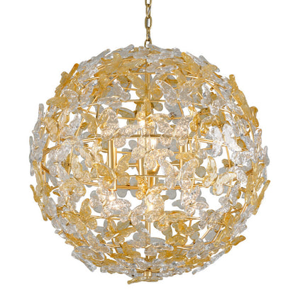 Corbett Lighting Milan Chandelier in Gold Leaf 279-48