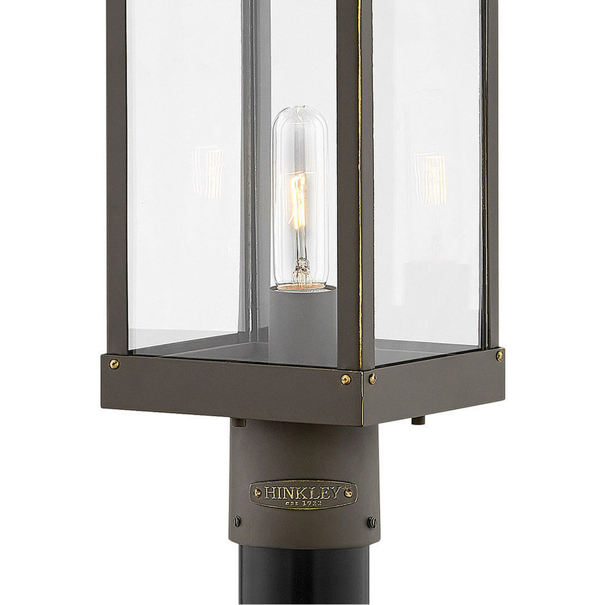 Hinkley Lighting Porter Medium Post Top or Pier Mount Lantern Oil Rubbed Bronze 2801OZ