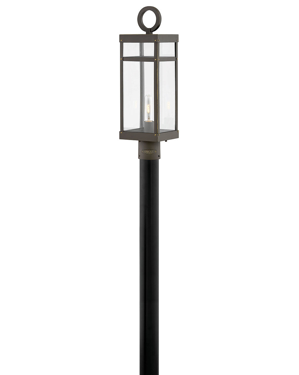 Hinkley Lighting Porter Medium Post Top or Pier Mount Lantern 12v Oil Rubbed Bronze Low Voltage 12V LED Bulb(s) Included 2801OZ-LV