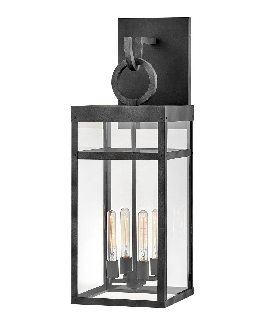 Hinkley Lighting Porter Double Extra Large Wall Mount Lantern Aged Zinc 2809DZ