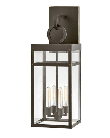 Hinkley Lighting Porter Double Extra Large Wall Mount Lantern Oil Rubbed Bronze LED Bulb(s) Included 2809OZ-LL