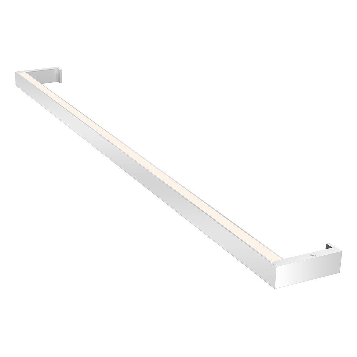 Sonneman Lighting Thin-Line 3' One-Sided LED Wall Bar in Bright Satin Aluminum 2810.16-3