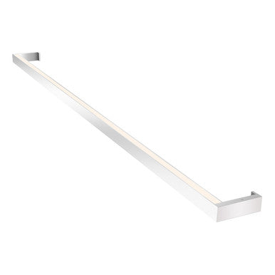 Sonneman Lighting Thin-Line™ 4' One-Sided LED Wall Bar (2700K) in Bright Satin Aluminum 2810.16-4-27