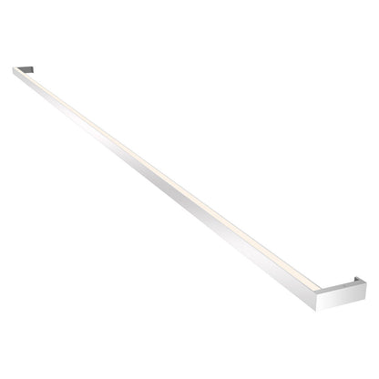 Sonneman Lighting Thin-Line 8' One-Sided LED Wall Bar in Bright Satin Aluminum 2810.16-8