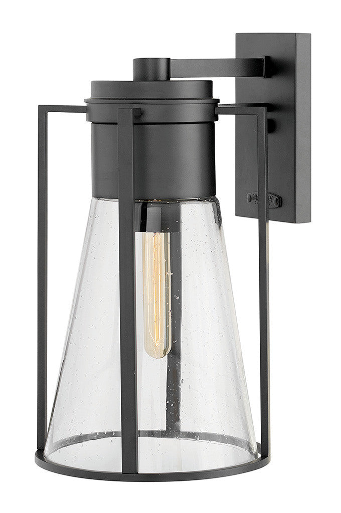 Hinkley Lighting Refinery Large Outdoor Wall Mount Lantern Black 2825BK