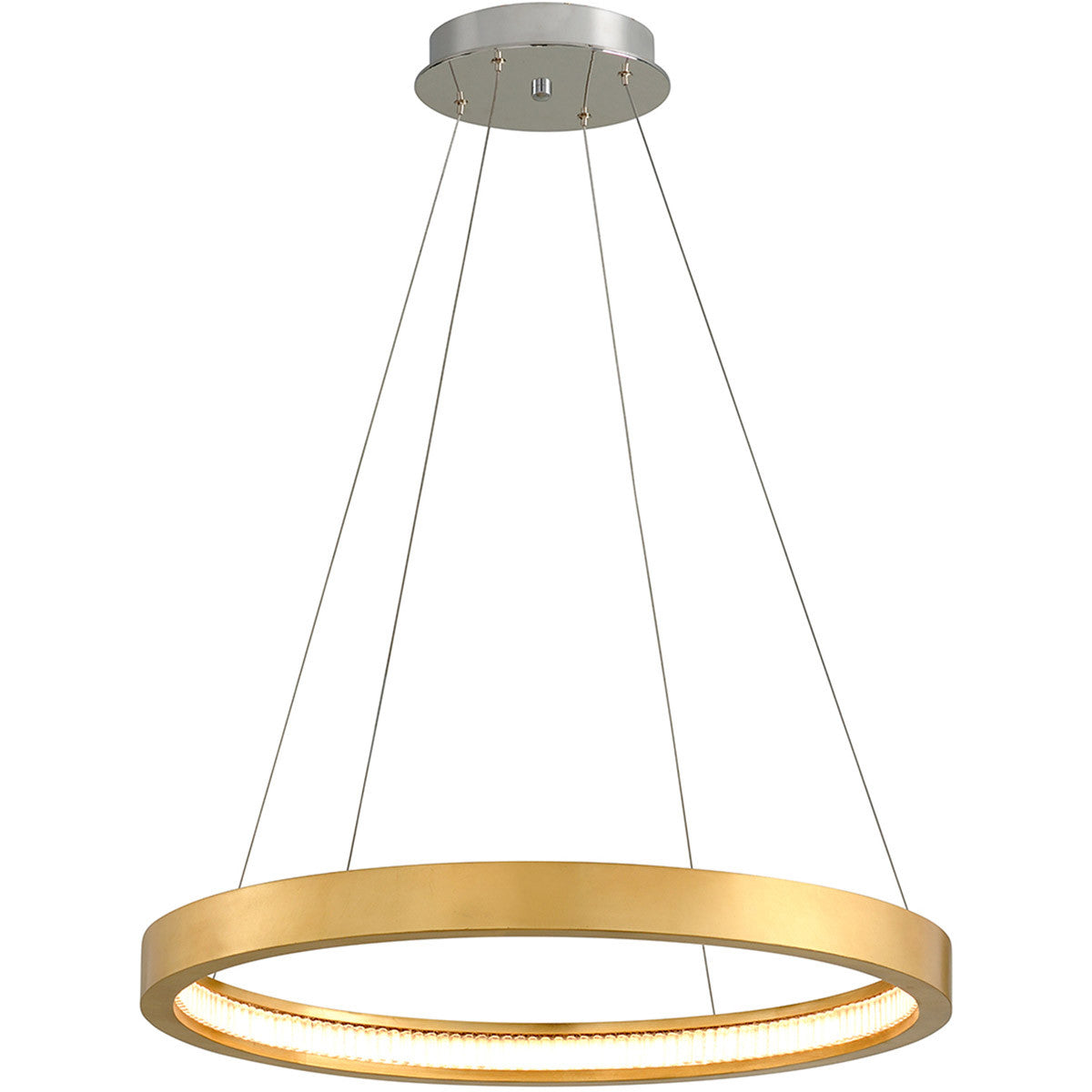 Corbett Lighting Jasmine Chandelier in Gold Leaf 284-41