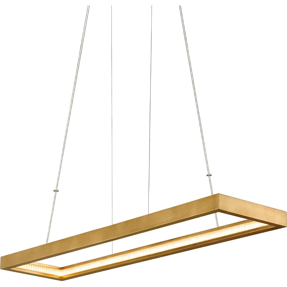 Corbett Lighting Jasmine Linear in Gold Leaf 284-51-GL