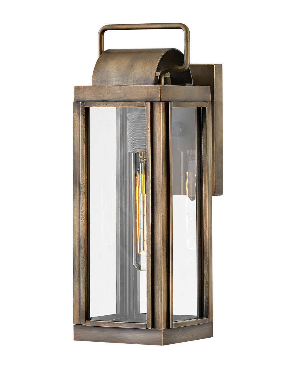 Hinkley Lighting Sag Harbor Small Wall Mount Lantern Burnished Bronze LED Bulb(s) Included 2840BU-LL