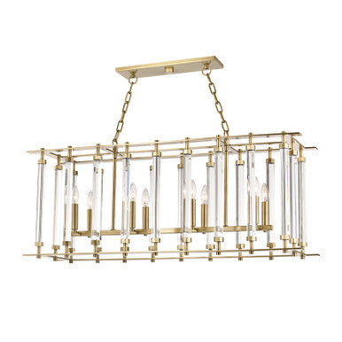 Hudson Valley Lighting Haddon Linear in Aged Brass 2842-AGB