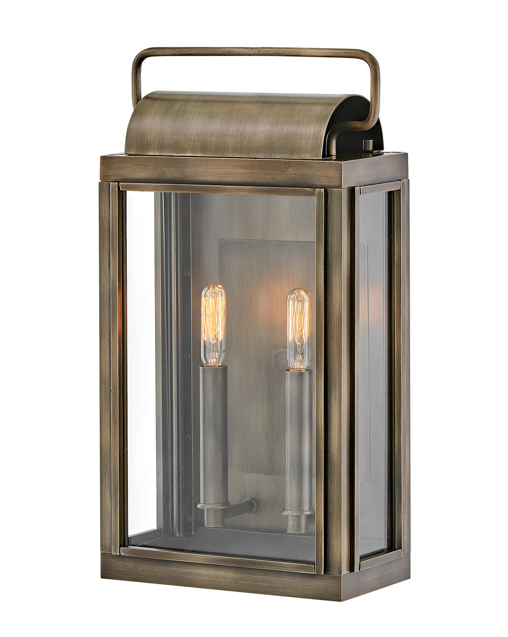 Hinkley Lighting Sag Harbor Medium Wall Mount Lantern Burnished Bronze 2844BU