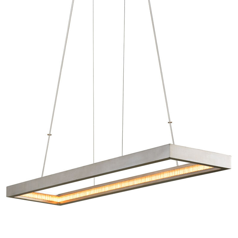 Corbett Lighting Jasmine Linear in Silver Leaf 285-51-SL