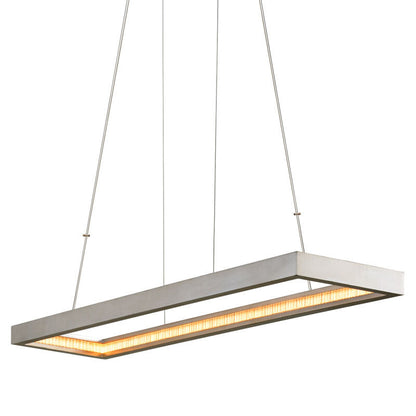 Corbett Lighting Jasmine Linear in Silver Leaf 285-51-SL