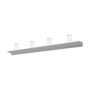 Sonneman Lighting Votives™ 4' LED Wall Bar in Bright Satin Aluminum 2853.16-SC