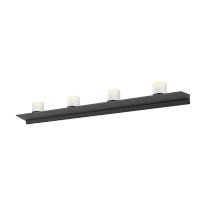 Sonneman Lighting Votives 4' LED Wall Bar in Satin Black 2853.25-LW