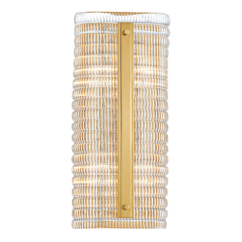 Hudson Valley Lighting Athens Wall Sconce in Aged Brass 2854-AGB