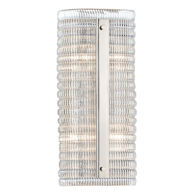 Hudson Valley Lighting Athens Wall Sconce in Polished Nickel 2854-PN