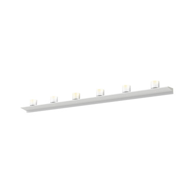 Sonneman Lighting Votives™ 6' LED Wall Bar in Satin White 2854.03-LW