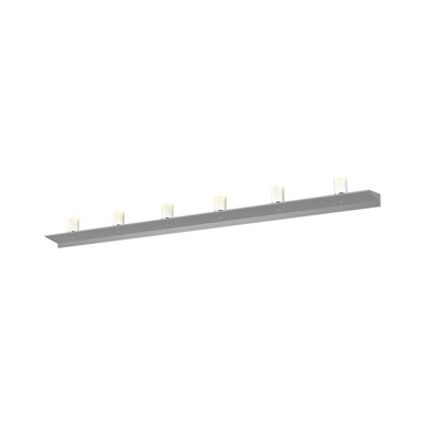 Sonneman Lighting Votives™ 6' LED Wall Bar in Bright Satin Aluminum 2854.16-SW