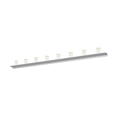 Sonneman Lighting Votives™ 8' LED Wall Bar in Bright Satin Aluminum 2855.16-LC