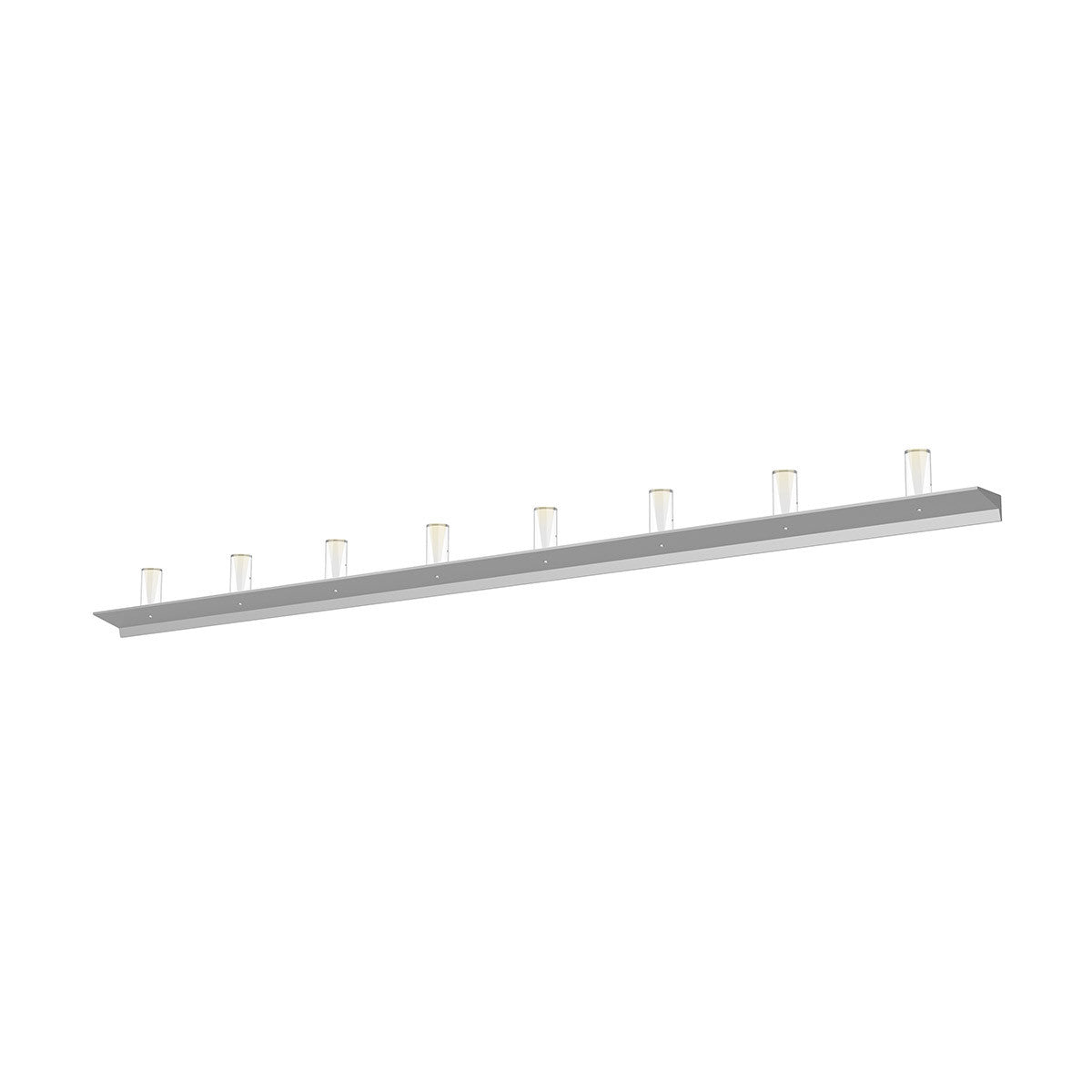 Sonneman Lighting Votives 8' LED Wall Bar in Bright Satin Aluminum 2855.16-SC