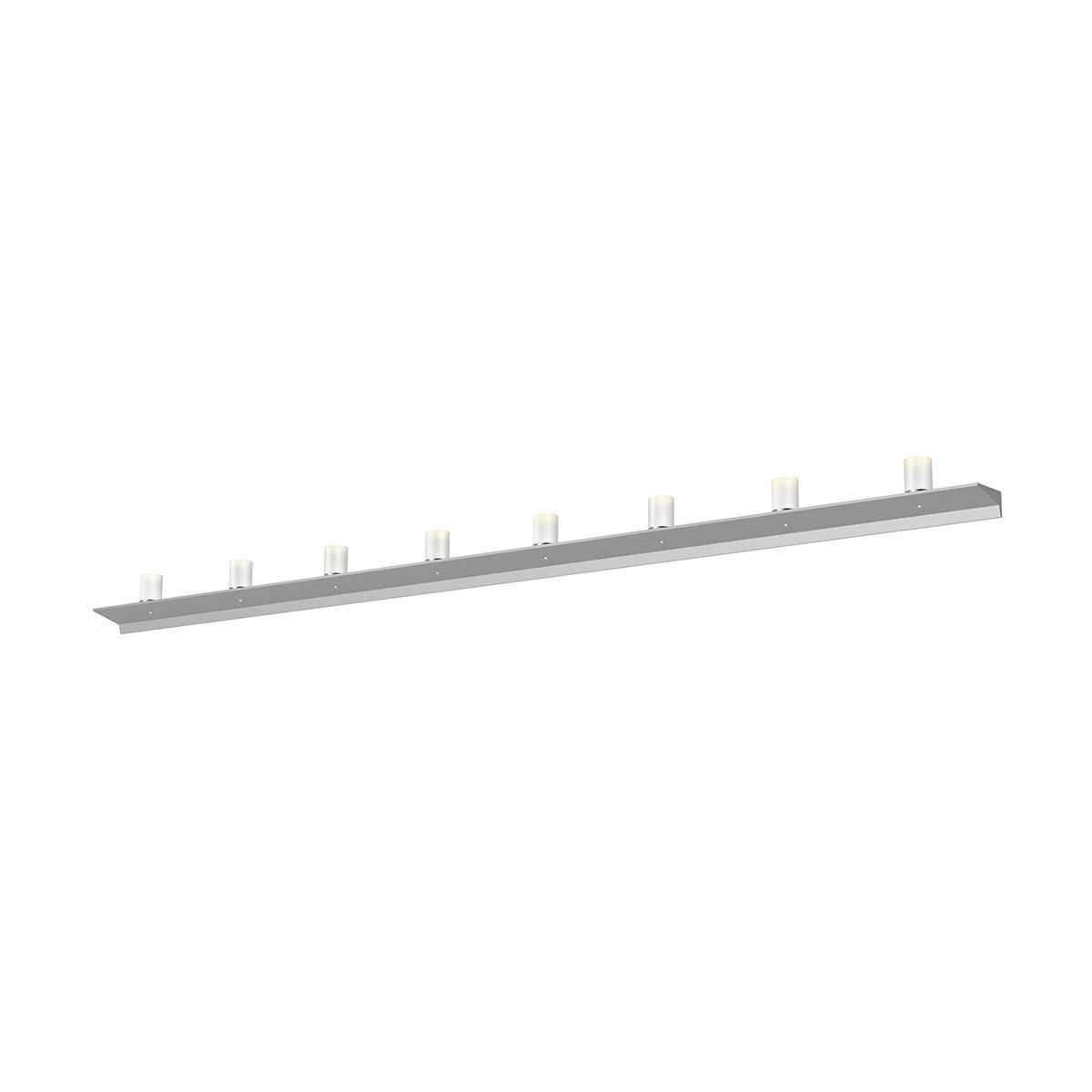 Sonneman Lighting Votives 8' LED Wall Bar in Bright Satin Aluminum 2855.16-SW