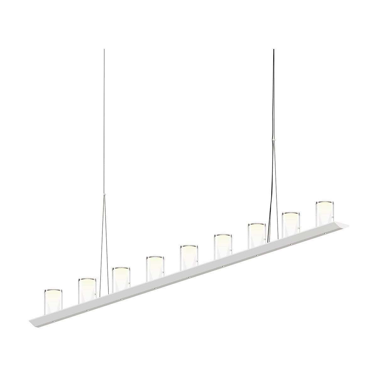 Sonneman Lighting Votives 6' LED Bar Pendant in Satin White 2859.03-LC